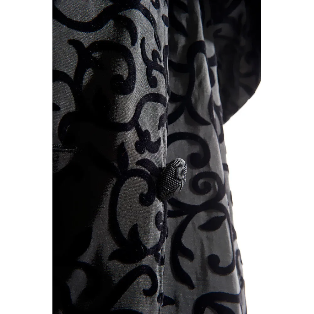 Mycra Pac Raincoat Long Donatella Black Scroll