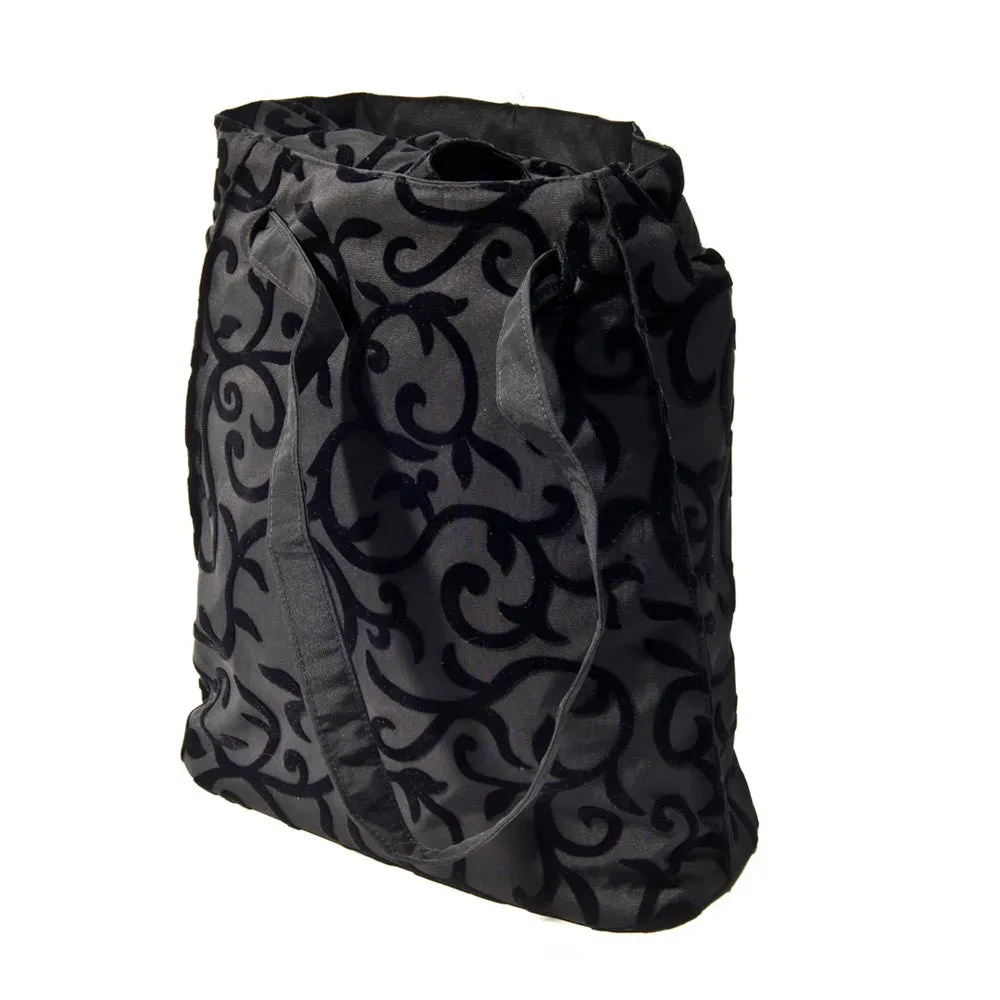 Mycra Pac Raincoat Long Donatella Black Scroll