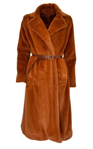 Plush Trench Coat
