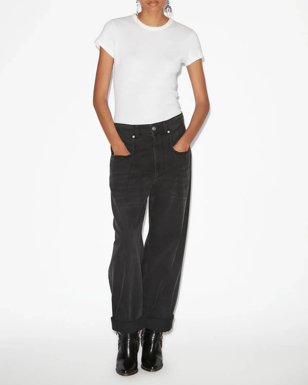 Rachelle Pants in Faded Black