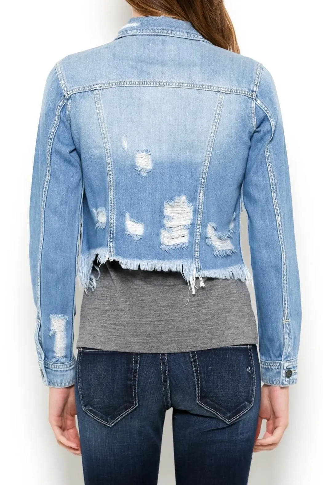 Rebel fitted jean jacket