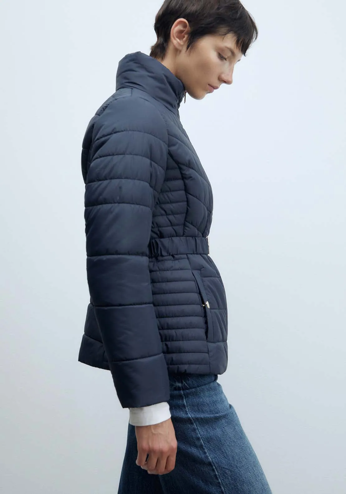 Short Parka - Navy