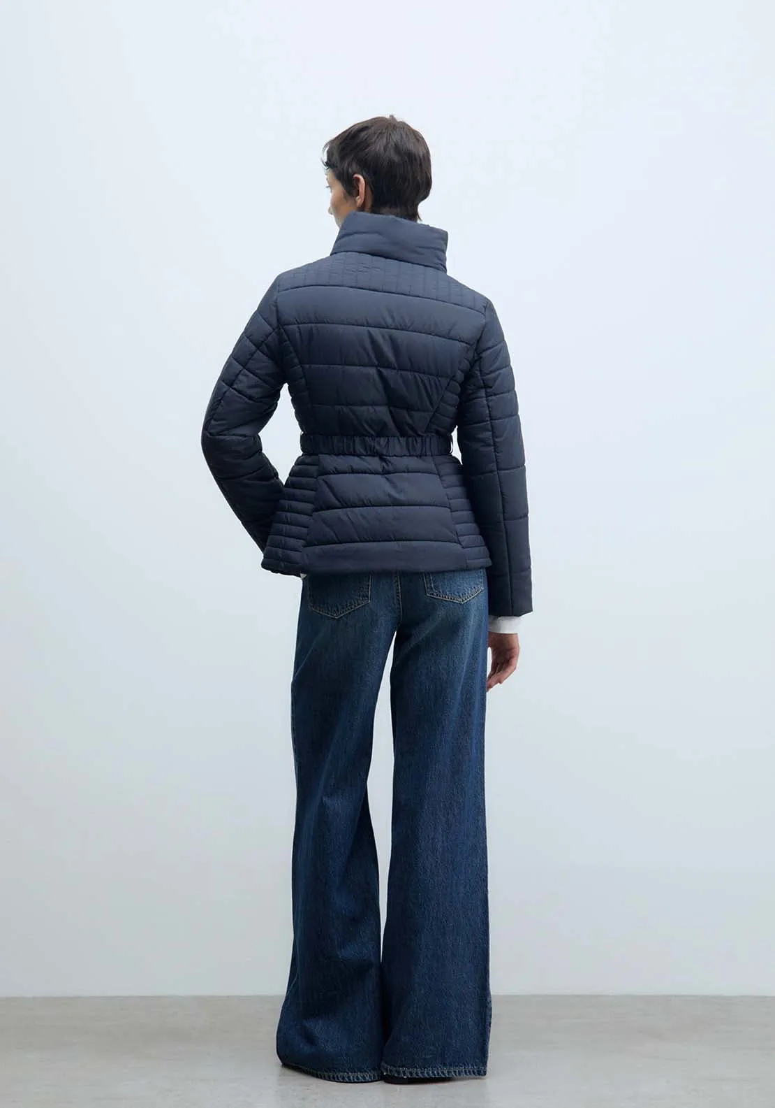 Short Parka - Navy