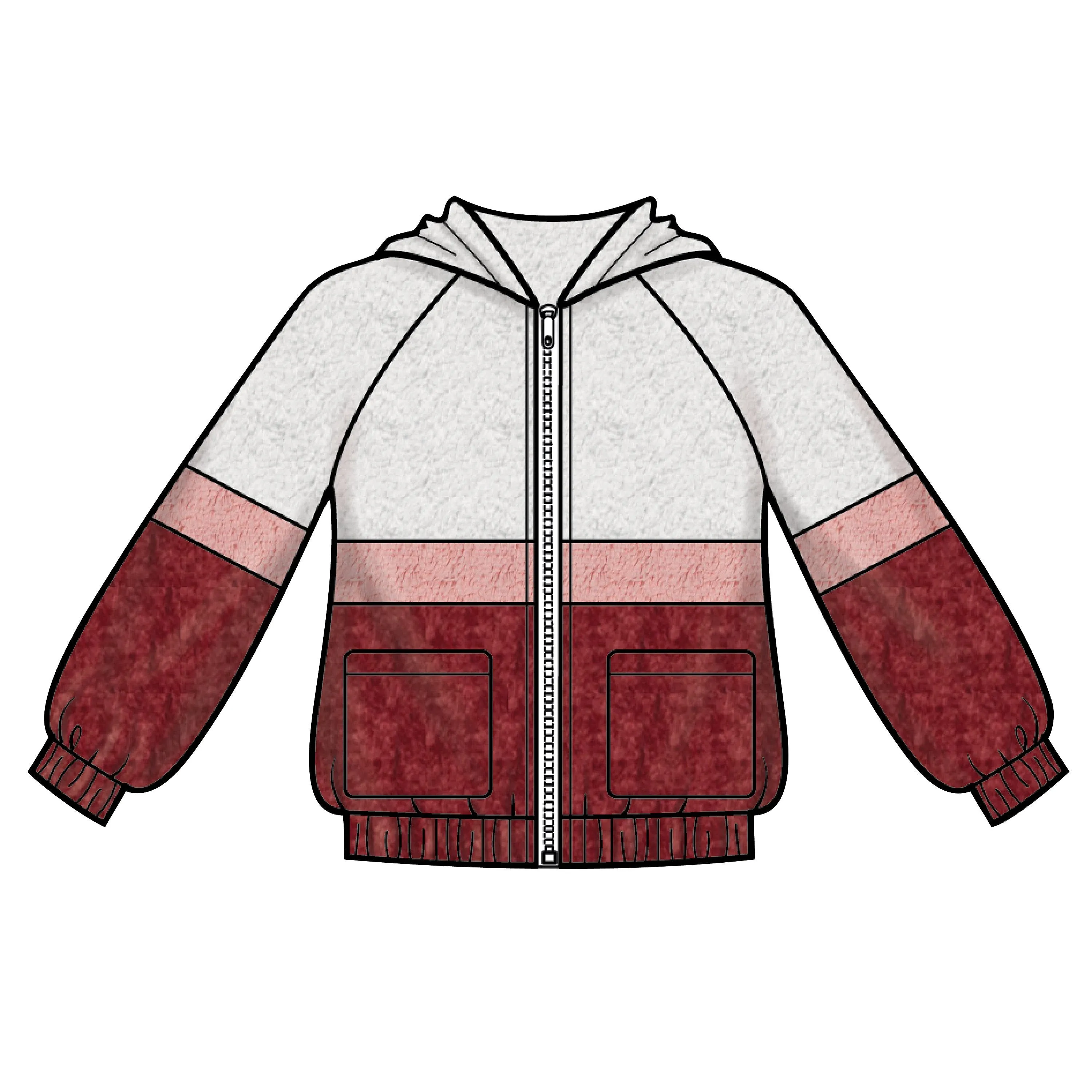 Simplicity Sewing Pattern 8999 Girls' Knit Hooded Jacket