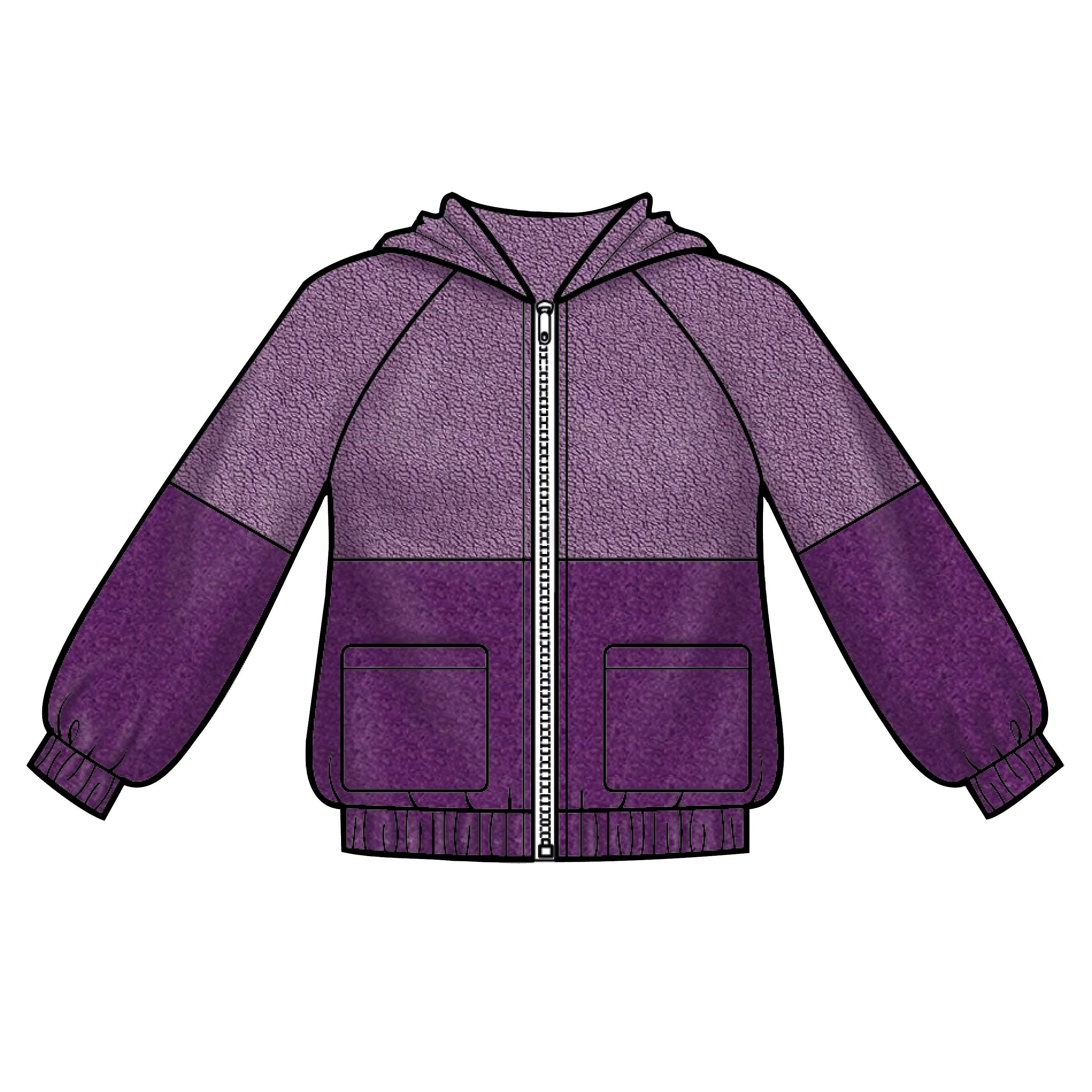 Simplicity Sewing Pattern 8999 Girls' Knit Hooded Jacket