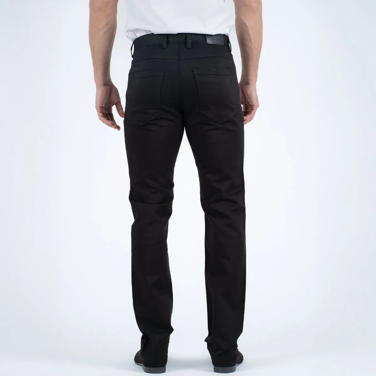 Slade Men's Black Relaxed Fit Stretch Pants