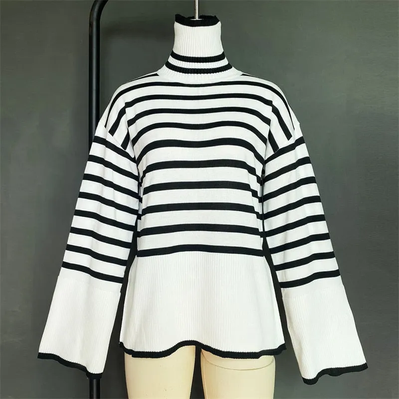Striped Print Sweater