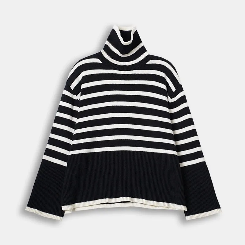 Striped Print Sweater