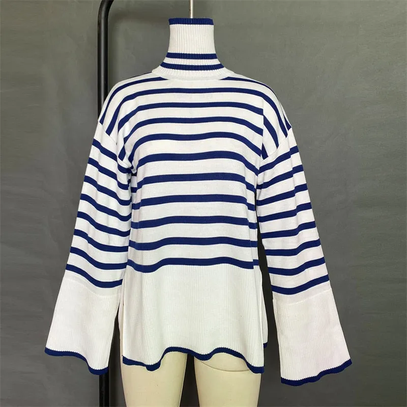 Striped Print Sweater