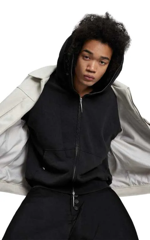 Suede Blouson Jacket Streetwear