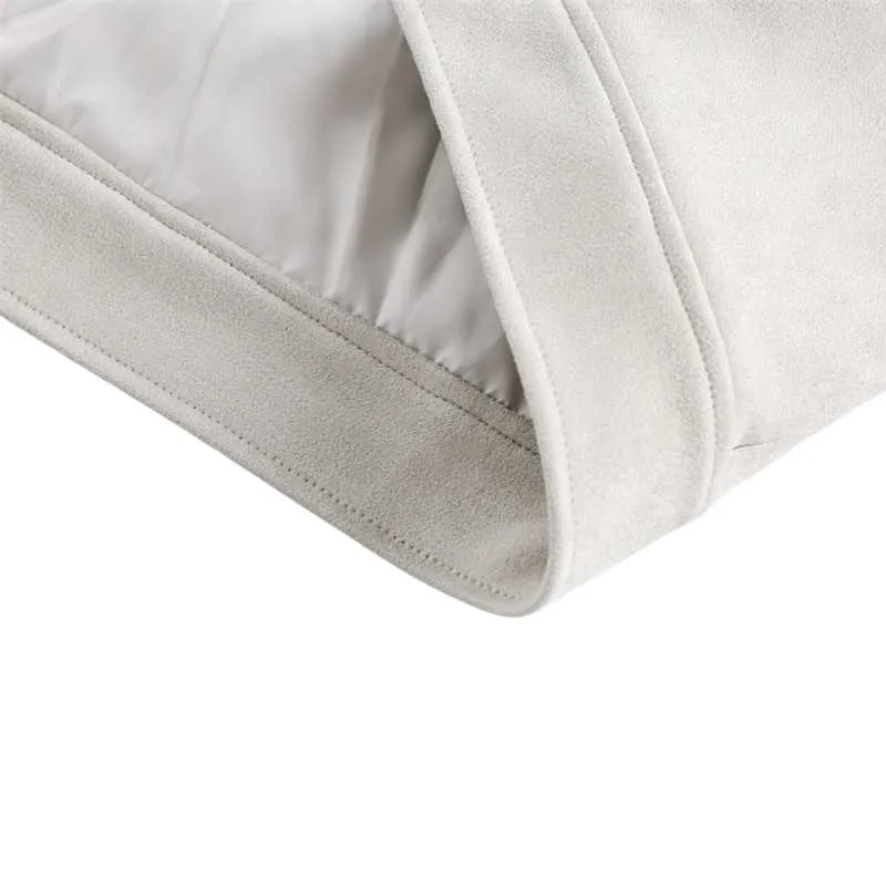 Suede Blouson Jacket Streetwear