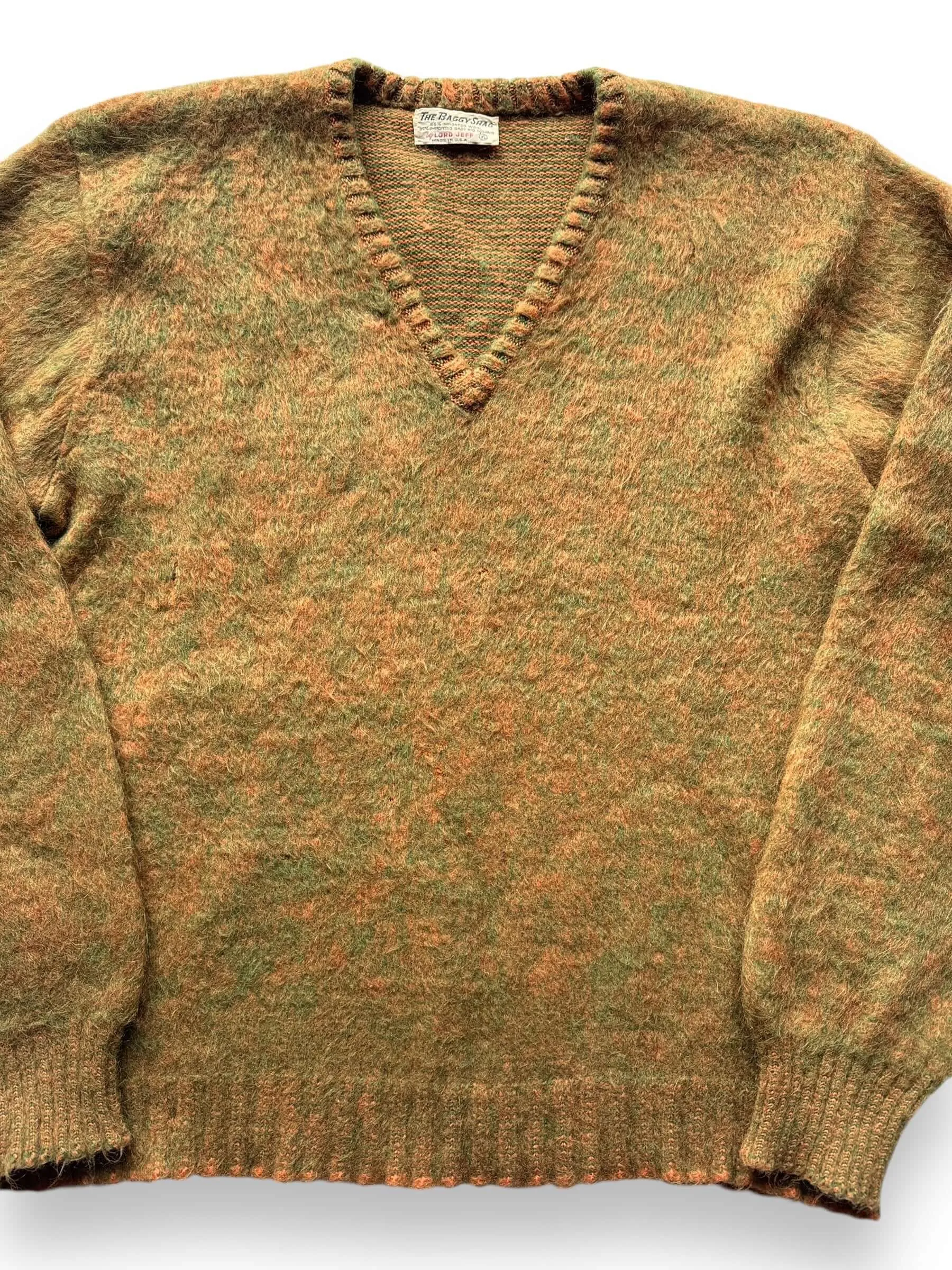 The Baggy Shag by Lord Jeff Mohair Sweater SZ XL