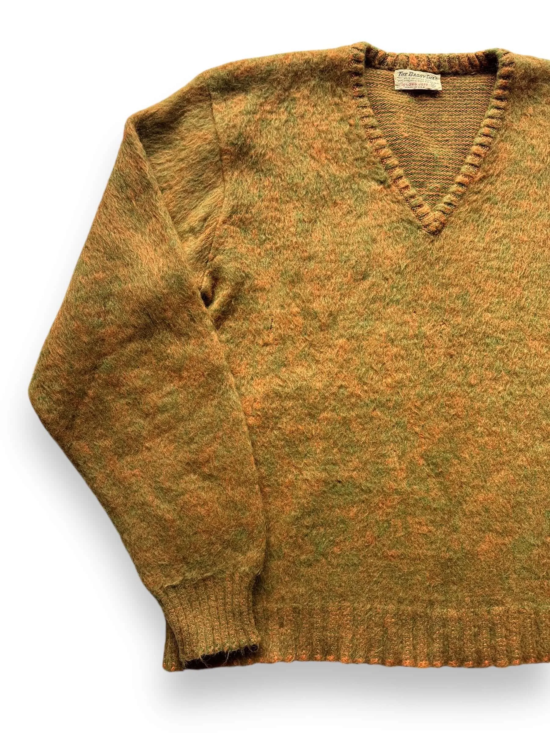 The Baggy Shag by Lord Jeff Mohair Sweater SZ XL