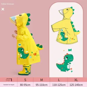 Toddler Animal Hooded Raincoat