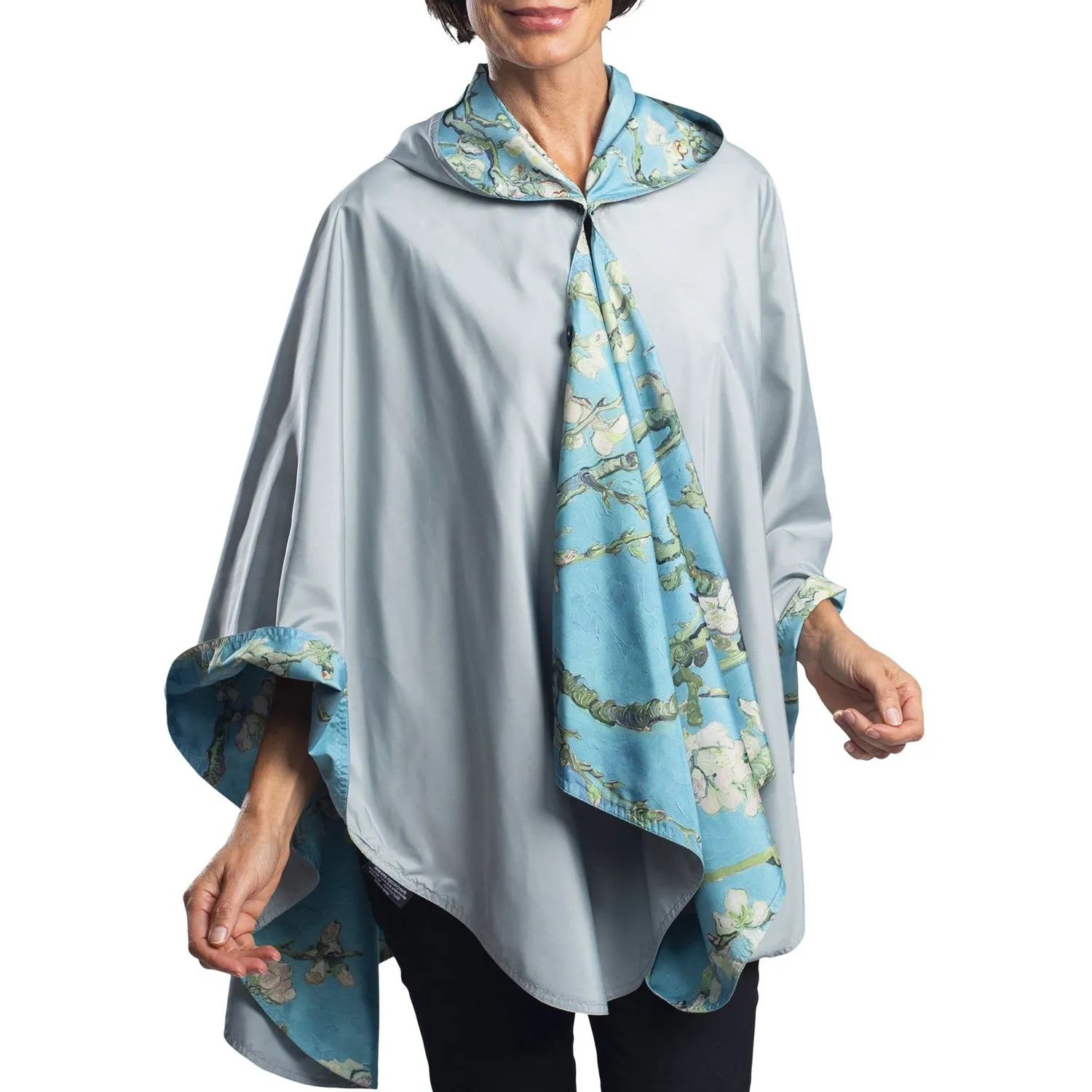 Van Gogh Almond Blossoms Rain Cape by Raincaper