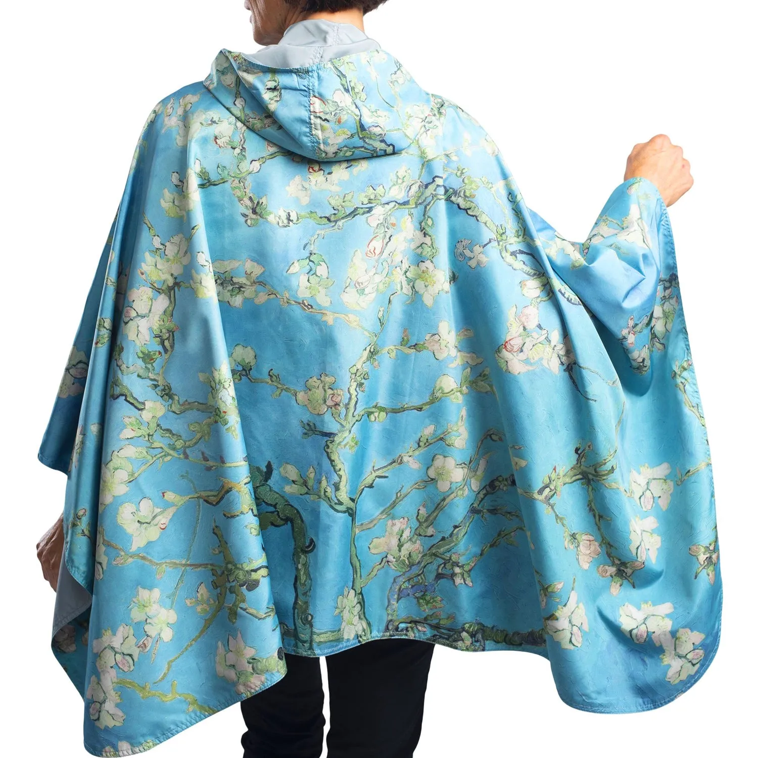 Van Gogh Almond Blossoms Rain Cape by Raincaper