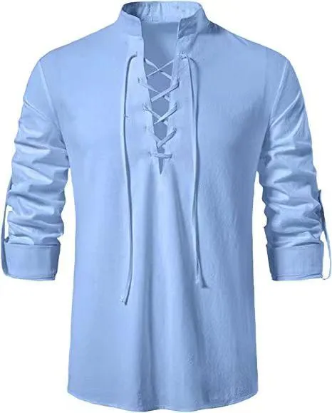 Vintage Medieval V-neck Shirt