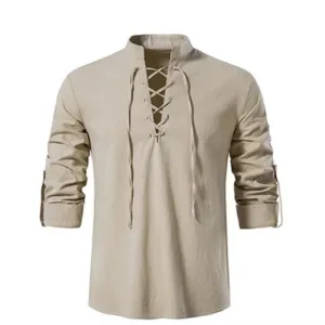 Vintage Medieval V-neck Shirt