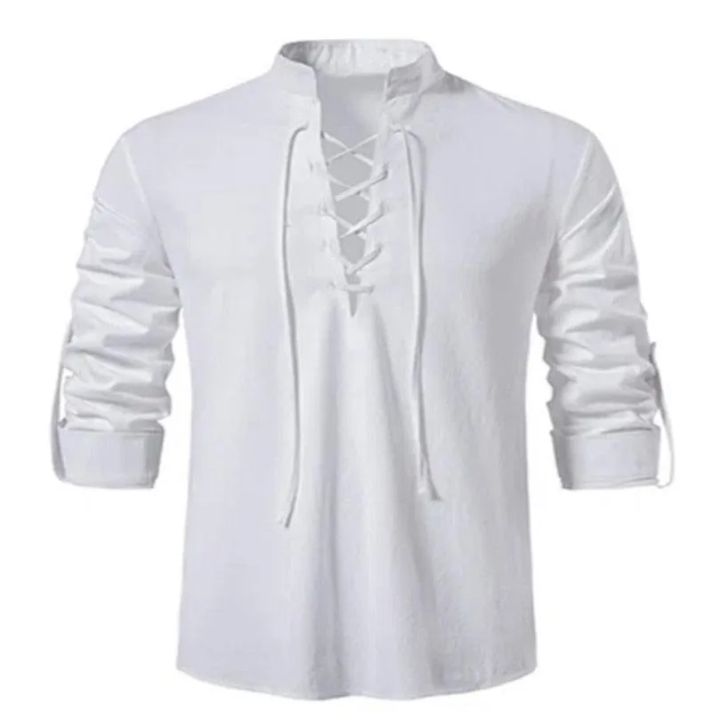 Vintage Medieval V-neck Shirt