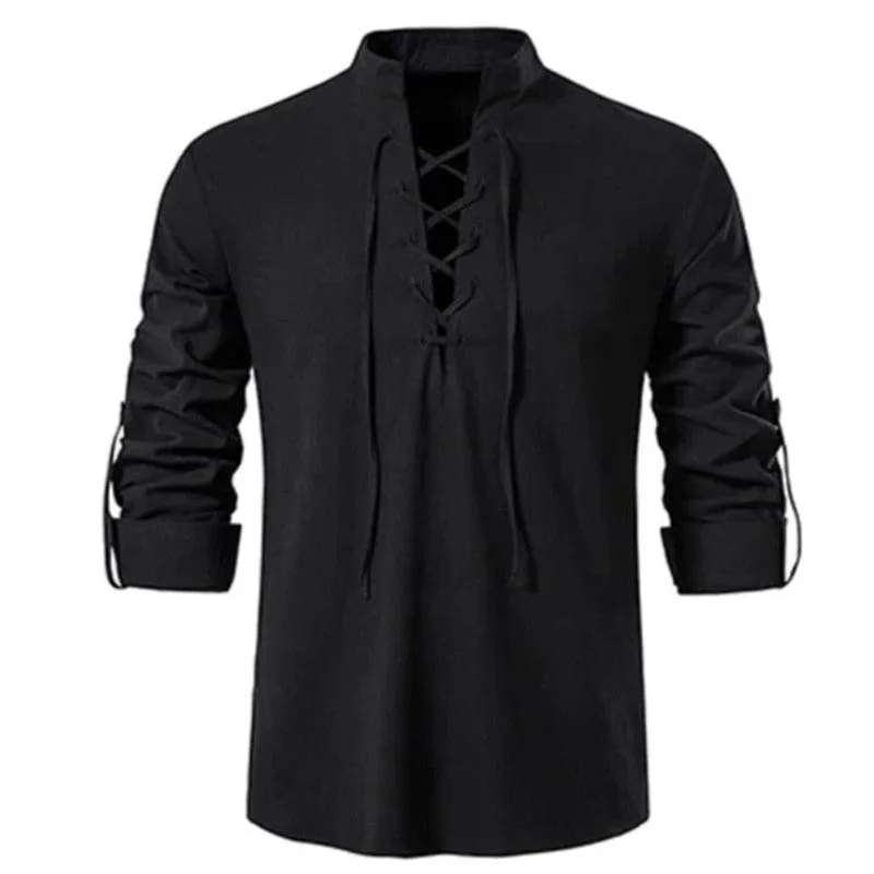 Vintage Medieval V-neck Shirt