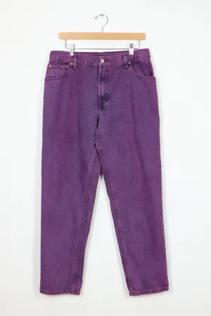 Vintage Reworked Overdyed Levis Relaxed Fit Jeans