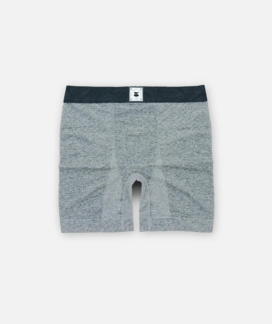 Youth Turq Performance Briefs - Grey