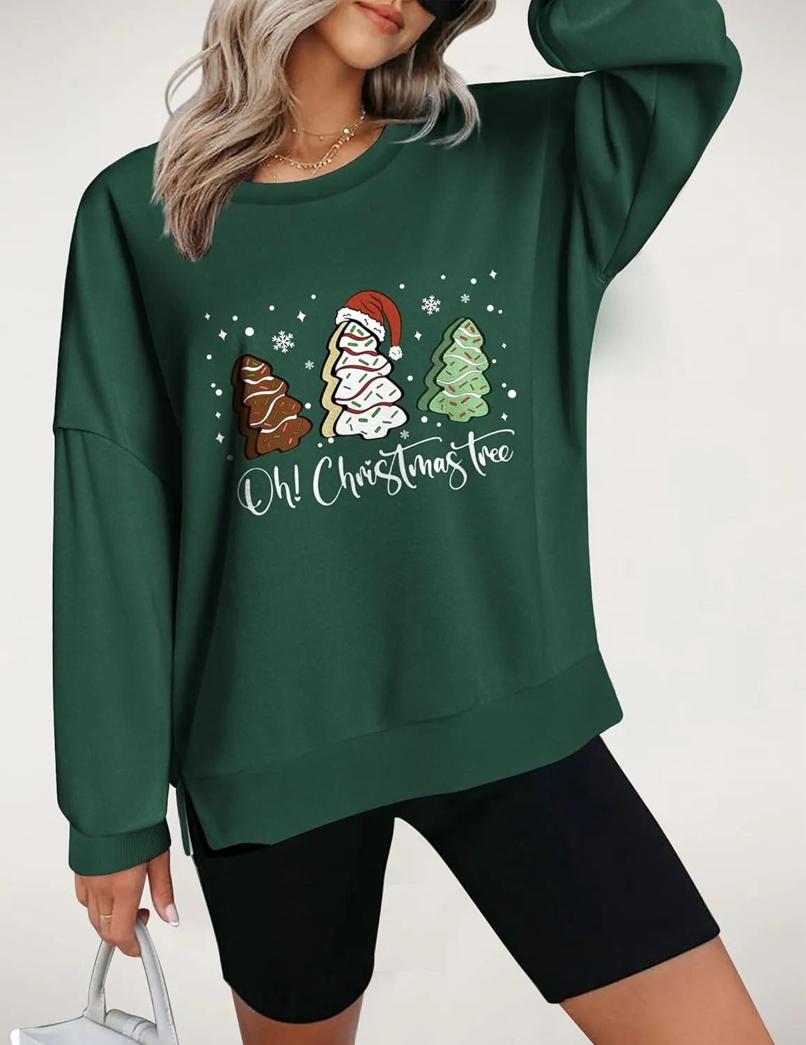 Zeagoo Women Crewneck Sweatshirts Pullover Tops Long Sleeve Shirts Loose Fit Tops Casual Fall Outfits Y2K Clothes 2024